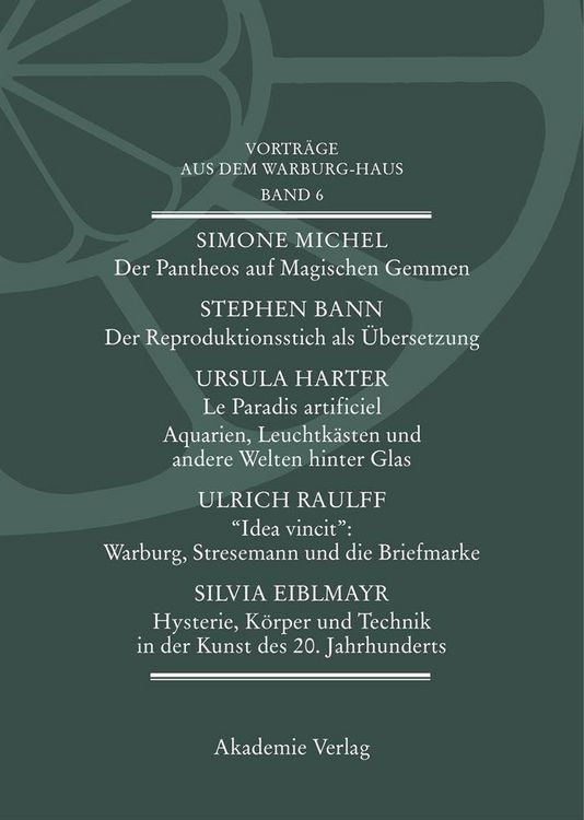 Produktbild: Vortr&auml;ge aus dem Warburg-Haus. Band 6