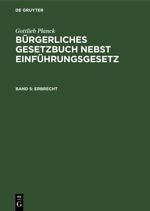 Produktbild: Erbrecht