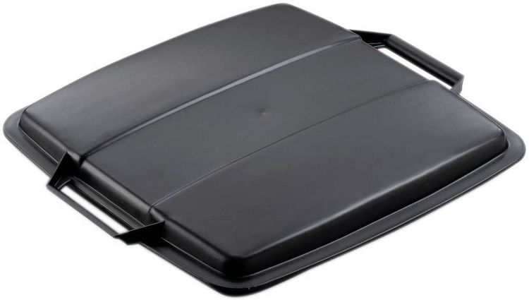 Produktbild: Durable Durabin Eco 90 1800506221 Deckel Kunststoff (B x H x T) 507 x 60 x 470 mm Schwarz 1 St.