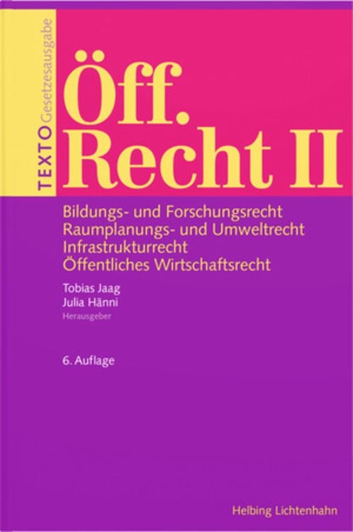 Produktbild: TEXTO &Ouml;ff. Recht II
