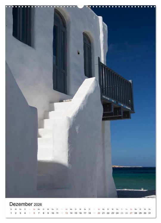 Produktbild: Liebenswertes Paros, Insel der Kykladen (hochwertiger Premium Wandkalender 2026 DIN A2 hoch), Kunstdruck in Hochglanz