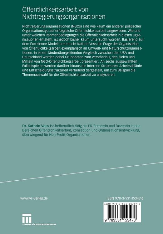 Produktbild: &Ouml;ffentlichkeitsarbeit von Nichtregierungsorganisationen