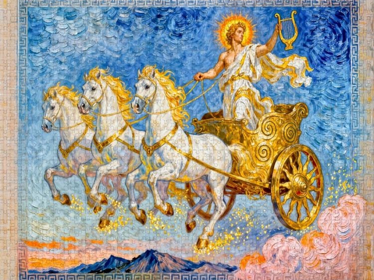 Produktbild: CALVENDO Puzzle G&ouml;tter des Olymps - Epische Mythologie | 1000 Teile Lege-Gr&ouml;&szlig;e 64x48cm Foto-Puzzle f&uuml;r gl&uuml;ckliche Stunden