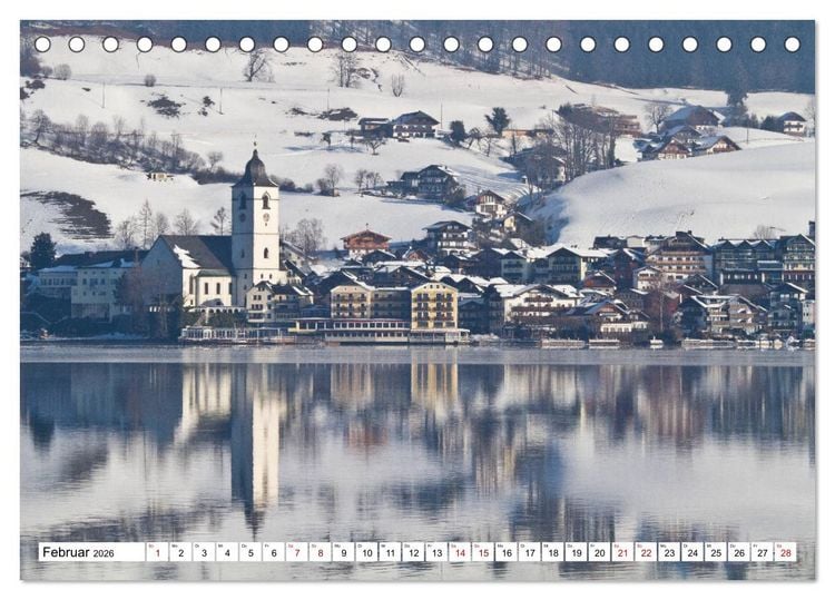 Produktbild: Kajaktour am Wolfgangsee (Tischkalender 2026 DIN A5 quer), CALVENDO Monatskalender