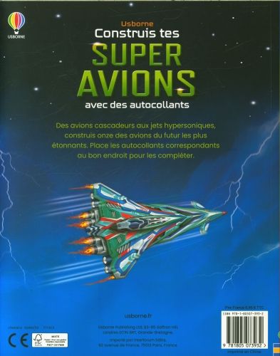 Produktbild: Construis tes super avions avec des autocollants : d&egrave;s 5 ans