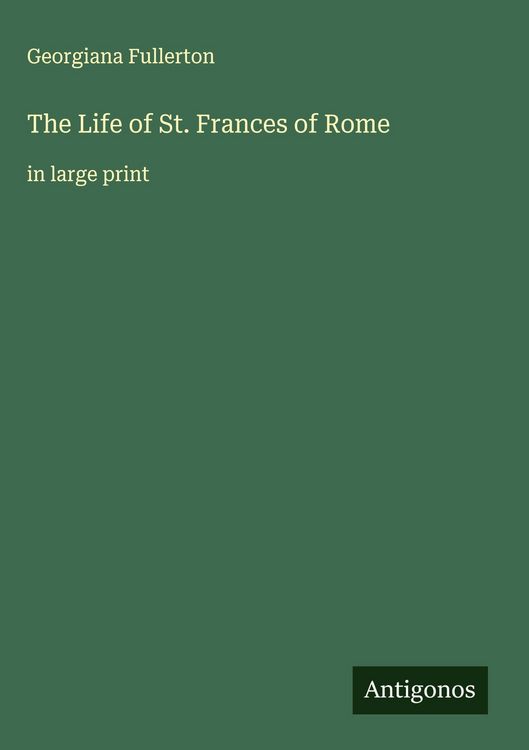 Produktbild: The Life of St. Frances of Rome