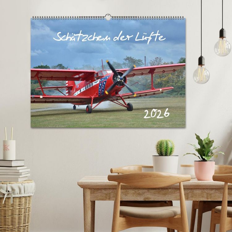 Produktbild: Sch&auml;tzchen der L&uuml;fte (Wandkalender 2026 DIN A2 quer), CALVENDO Monatskalender