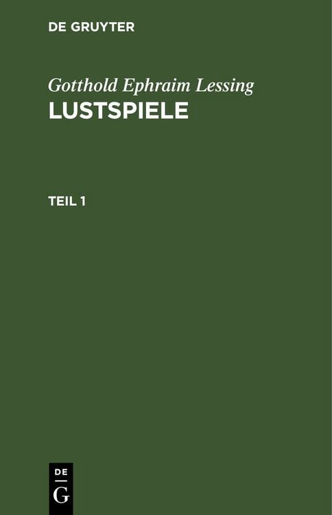 Produktbild: Lustspiele. Teil 1