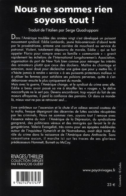Produktbild: Nous Ne Sommes Rien, Soyons Tout !