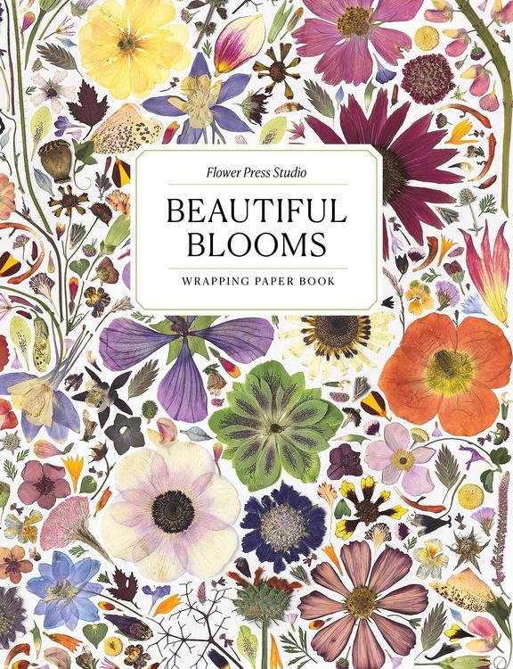 Produktbild: Beautiful Blooms Wrapping Paper Book