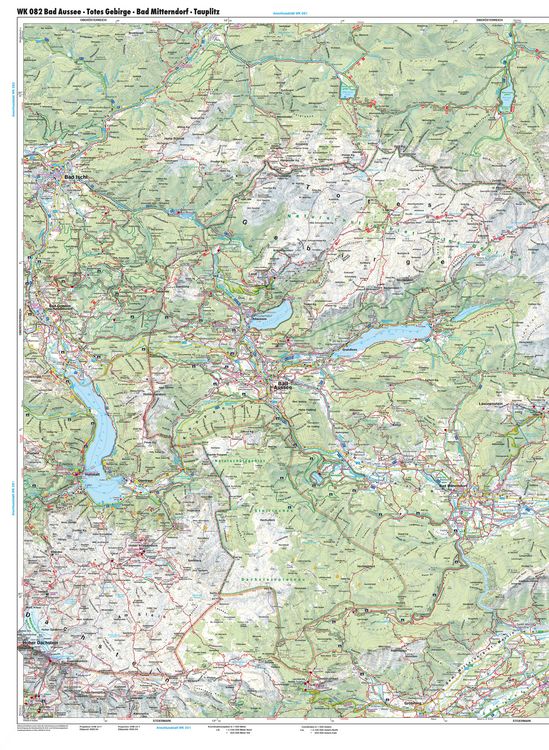 Produktbild: freytag & berndt Wanderkarte WK 0082 Totes Gebirge, Bad Aussee - Bad Mitterndorf - Tauplitz - Warscheneck 1:50.000