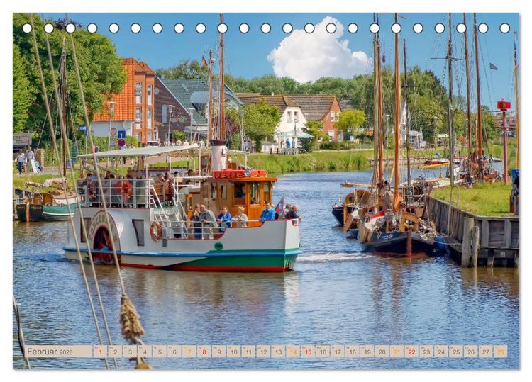 Produktbild: Nordsee-Urlaub (Tischkalender 2026 DIN A5 quer), CALVENDO Monatskalender
