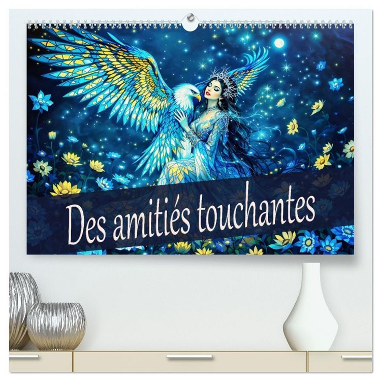 Produktbild: Des amiti&eacute;s touchantes (Calendrier mural 2026 DIN A2 vertical) calendrier de bureau