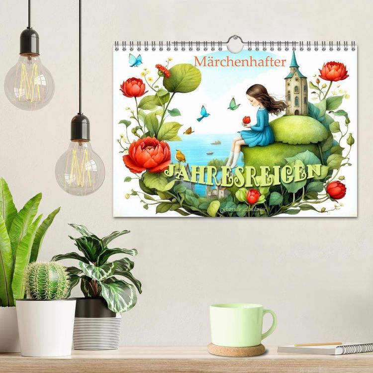 Produktbild: M&auml;rchenhafter Jahresreigen (Wandkalender 2026 DIN A4 quer), CALVENDO Monatskalender