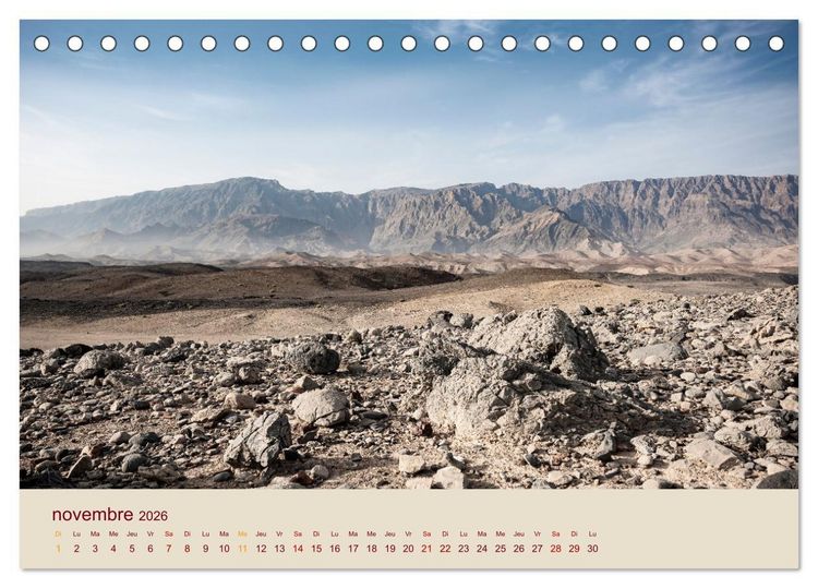 Produktbild: Entre pierres et sable (Calendrier de bureau 2026 DIN A5 vertical), CALVENDO calendrier mensuel