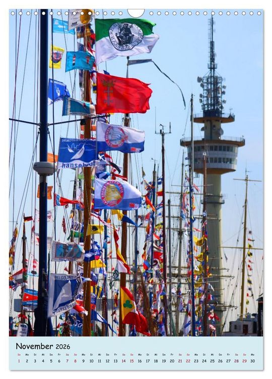 Produktbild: Sail - Impressionen aus Bremerhaven (Wandkalender 2026 DIN A3 hoch), CALVENDO Monatskalender