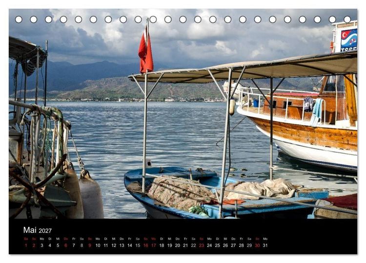 Produktbild: T&uuml;rkische Riviera - Entlang der lykischen K&uuml;ste (Tischkalender 2027 DIN A5 quer), CALVENDO Monatskalender