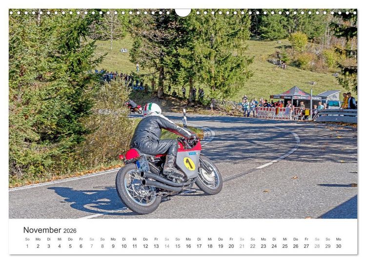 Produktbild: Motorr&auml;der am Jochpass (Wandkalender 2026 DIN A3 quer), CALVENDO Monatskalender