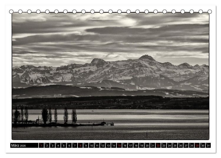 Produktbild: Boden-Seen-Sucht (Tischkalender 2026 DIN A5 quer), CALVENDO Monatskalender