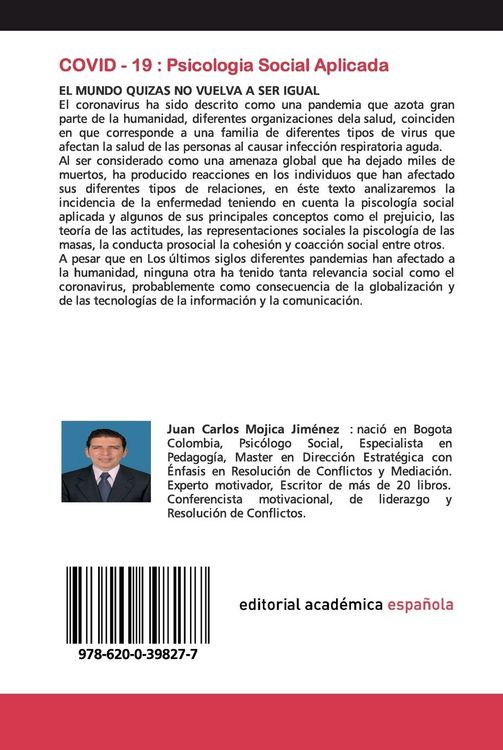 Produktbild: COVID - 19 : Psicologia Social Aplicada