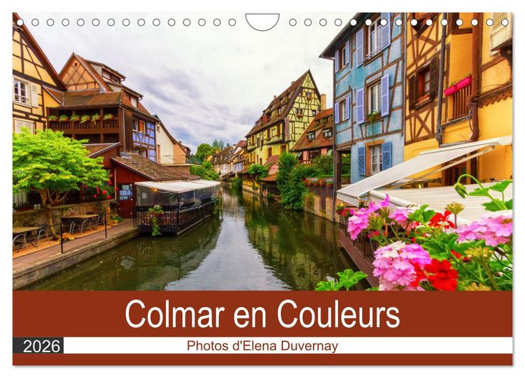 Produktbild: Colmar en Couleurs (Calendrier mural 2026 DIN A4 vertical), CALVENDO calendrier mensuel