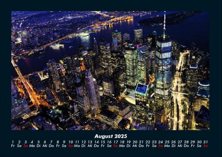 Produktbild: New York 2025 Fotokalender DIN A4