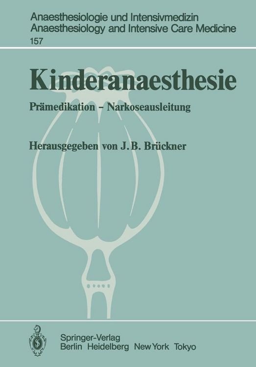 Produktbild: Kinderanaesthesie