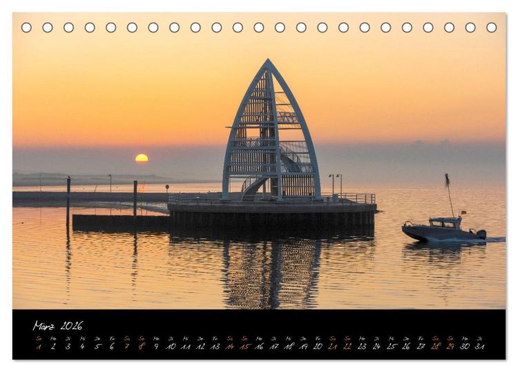 Produktbild: "T&ouml;werland" Juist (Tischkalender 2026 DIN A5 quer), CALVENDO Monatskalender