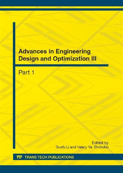 Produktbild: Advances in Engineering Design and Optimization III