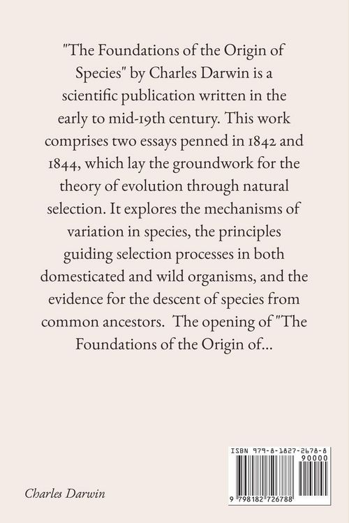 Produktbild: The Foundations of the Origin of Species