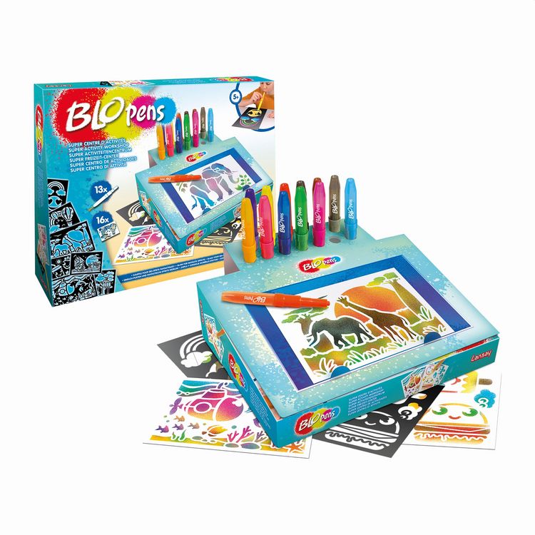 BLOPENS Sprühstift-Set 'Schmetterlinge' – Kreativ-Set Für Kinder Ab 5