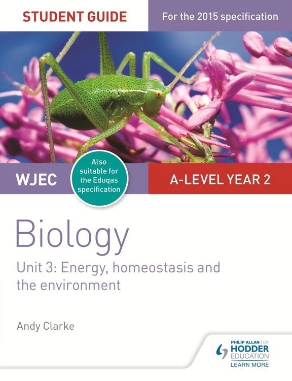 Produktbild: WJEC/Eduqas A-level Year 2 Biology Student Guide: Energy, homeostasis and the environment