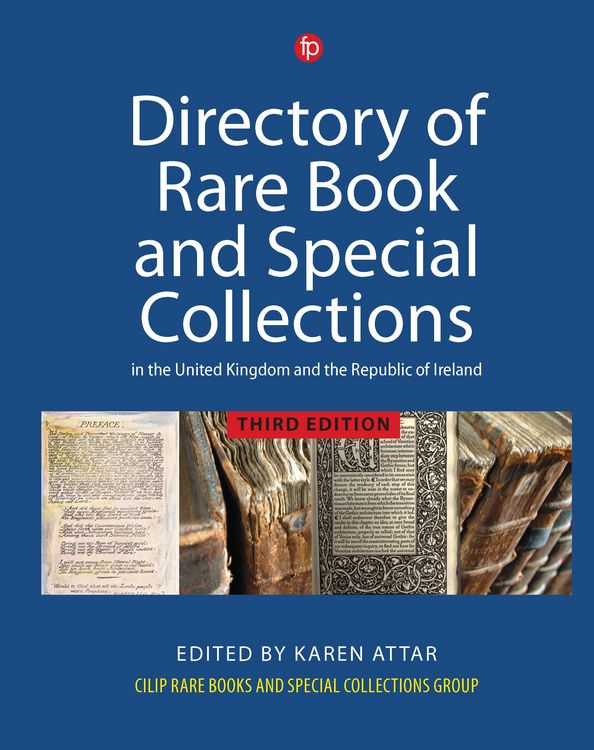 Produktbild: Directory of Rare Book and Special Collections in the UK and Republic of Ireland