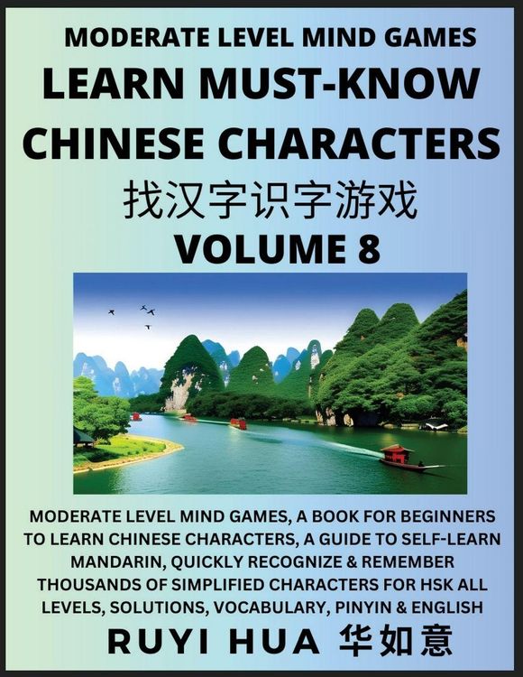 Produktbild: Chinese Character Recognizing Puzzle Game Activities (Volume 8)