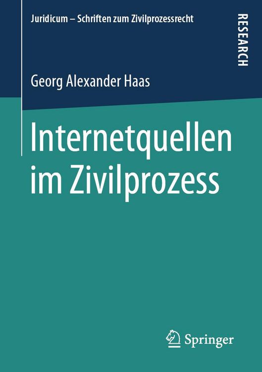 Produktbild: Internetquellen im Zivilprozess