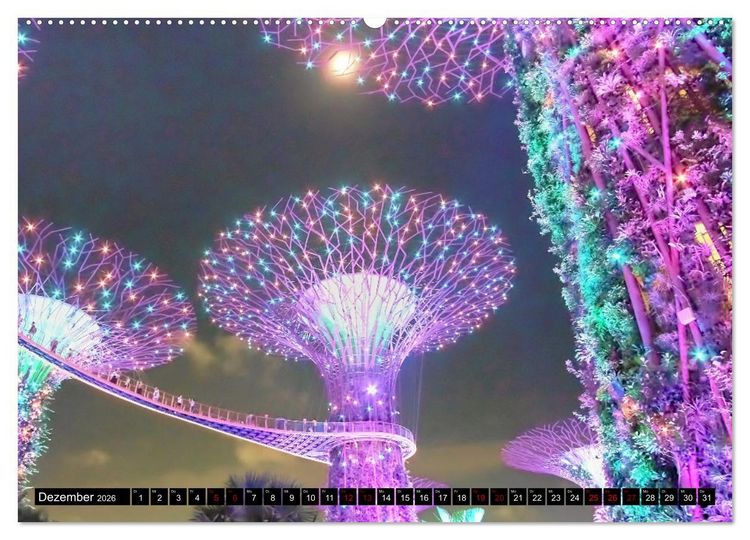 Produktbild: Singapur - Tradition trifft Moderne (Wandkalender 2026 DIN A2 quer), CALVENDO Monatskalender
