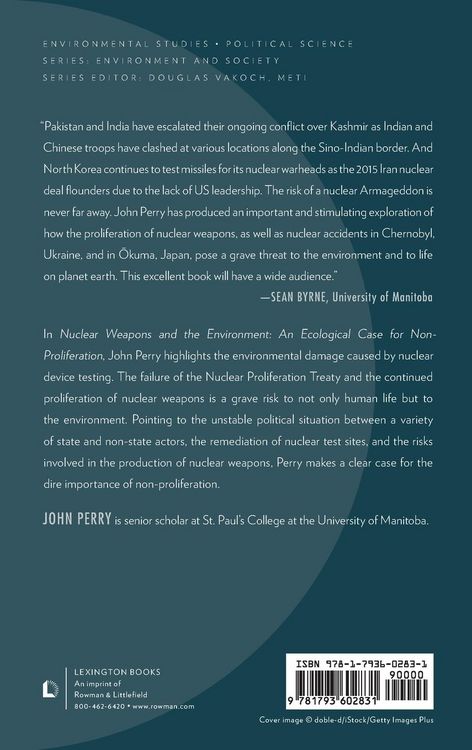 Produktbild: Nuclear Weapons and the Environment