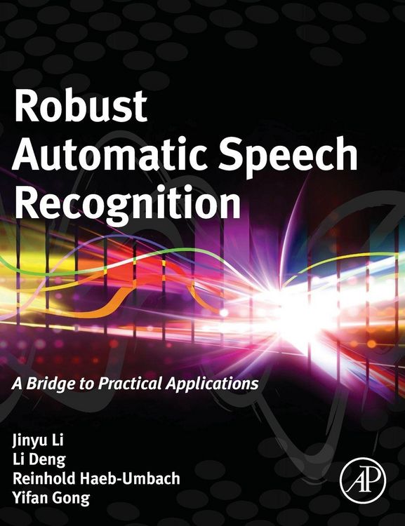 Produktbild: Robust Automatic Speech Recognition