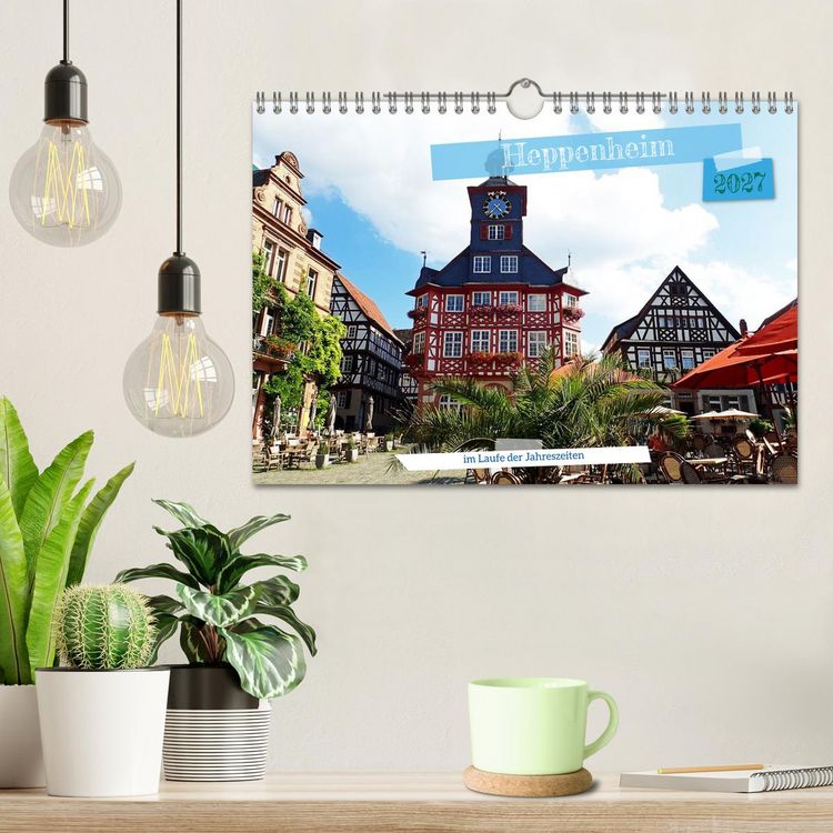 Produktbild: Heppenheim im Laufe der Jahreszeiten (Wandkalender 2027 DIN A4 quer), CALVENDO Monatskalender