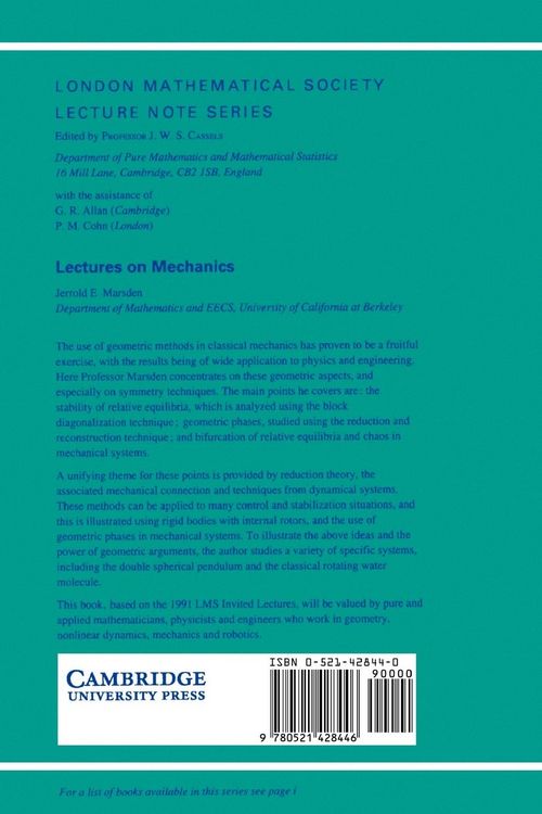 Produktbild: Lectures on Mechanics