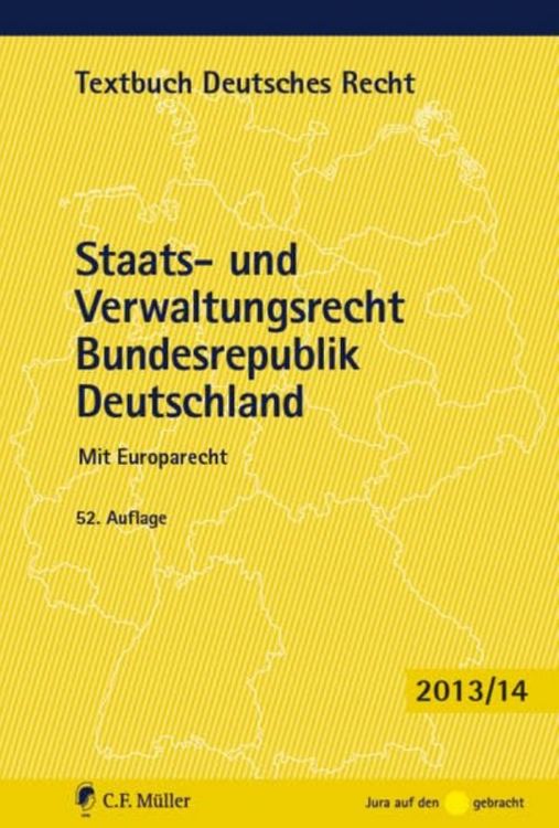 Produktbild: Staats- und Verwaltungsrecht Bundesrepublik Deutschland