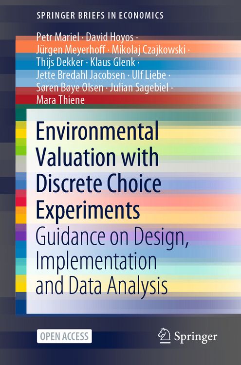 Produktbild: Environmental Valuation with Discrete Choice Experiments