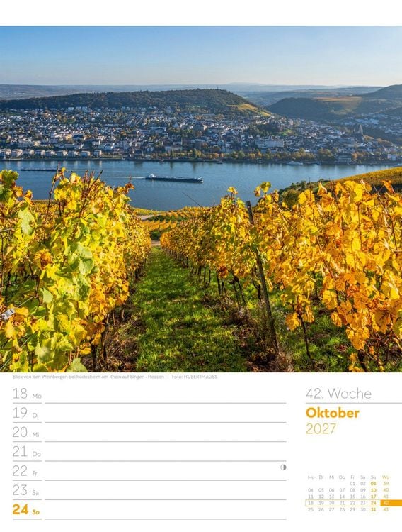 Produktbild: Malerisches Deutschland Wochenplaner Kalender 2027