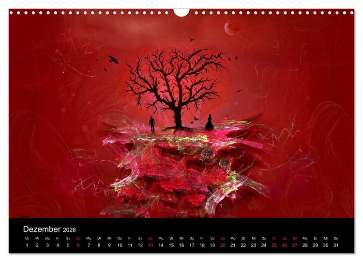Produktbild: Der Fantasy Kalender (Wandkalender 2026 DIN A3 quer), CALVENDO Monatskalender