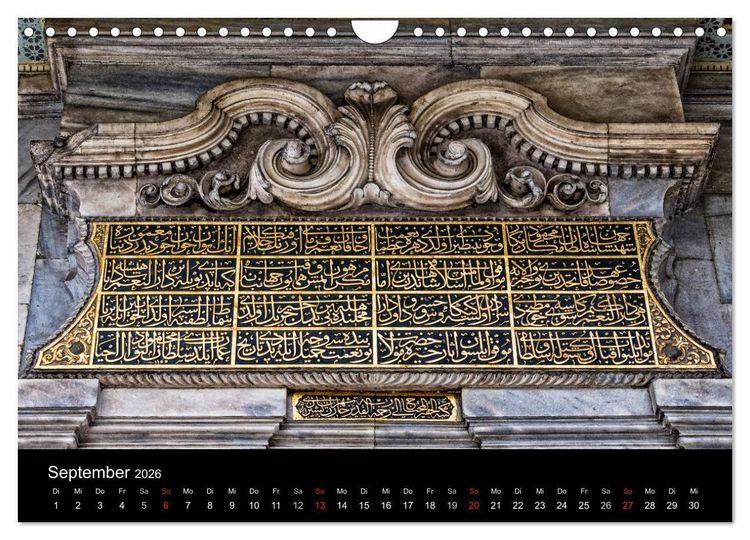 Produktbild: Unterwegs in Istanbul (Wandkalender 2026 DIN A4 quer), CALVENDO Monatskalender