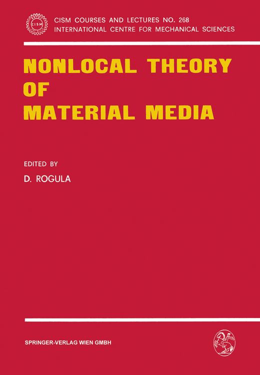 Produktbild: Nonlocal Theory of Material Media