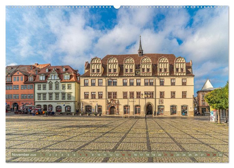 Produktbild: Domstadt Naumburg, eine der sch&ouml;nsten St&auml;dte Mitteldeutschlands (Wandkalender 2026 DIN A2 quer), CALVENDO Monatskalender