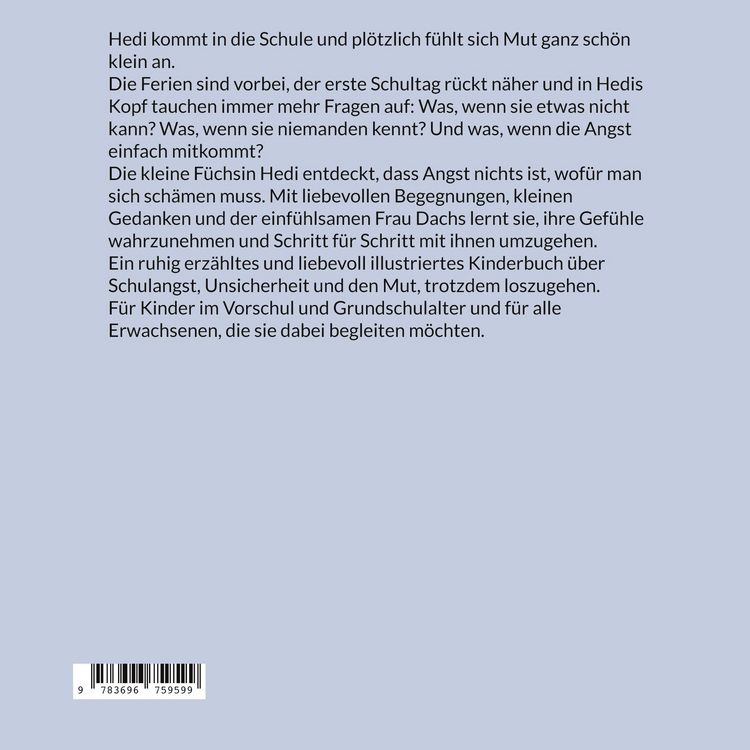 Produktbild: Hedi und die Angst im Schulranzen