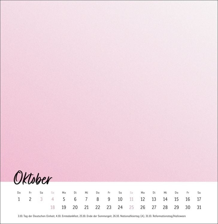 Produktbild: Kreativkalender zum Aufstellen Design 2026