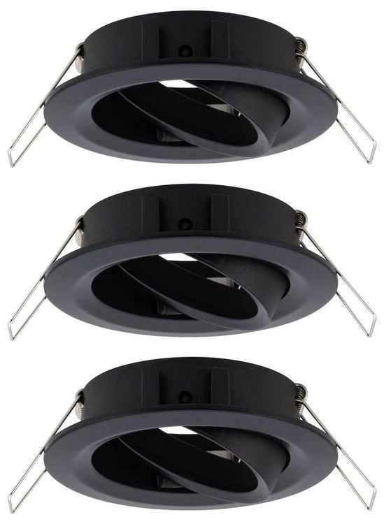 Produktbild: Paulmann 92487 EBL Choose Einbauring 3er Set 10W Schwarz (matt)